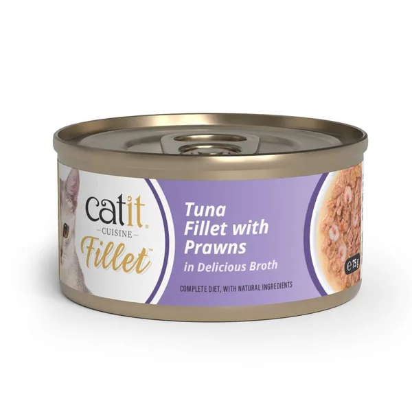 Catit Cuisine Fillet At·n con Gambas en Caldo, 75g