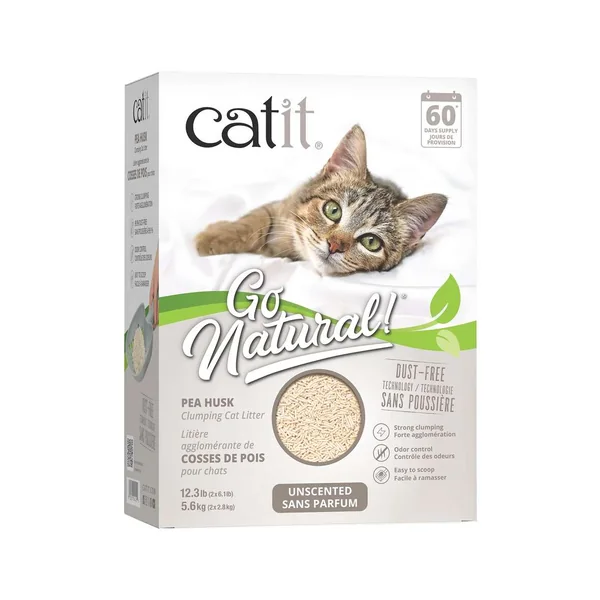 Catit Go Natural! Arena Guisante Sin Aroma 5,6kg