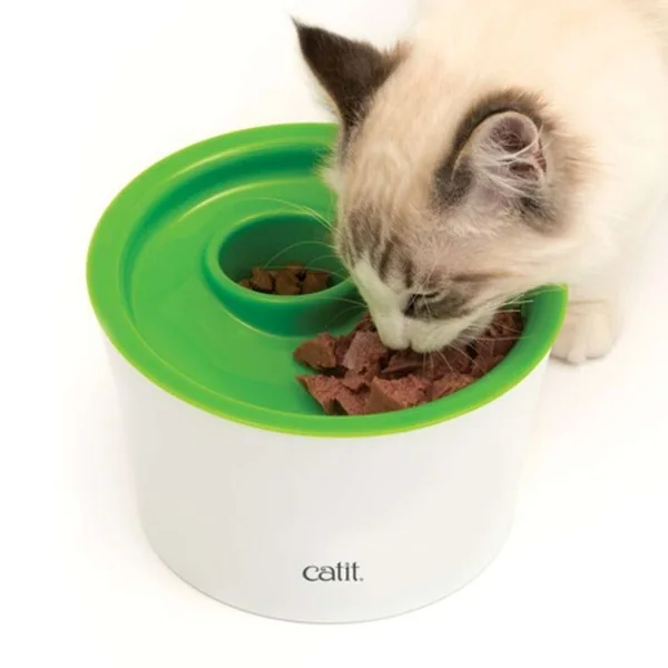 Comedero antivoracidad para gatos Catit Multi Feeder
