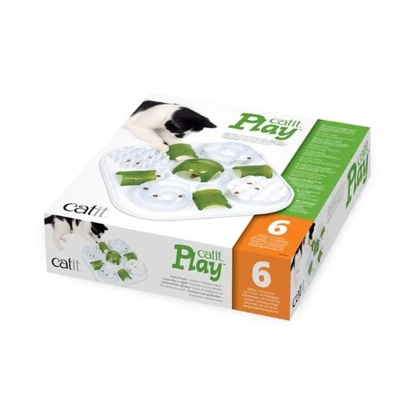 Comedero antivoracidad para gatos Catit Play Treat Puzzle