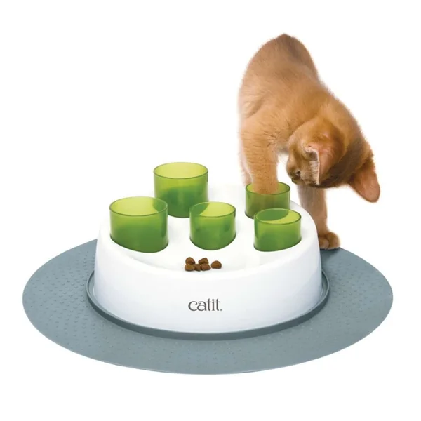 Comedero antivoracidad para gatos Catit Senses Digger
