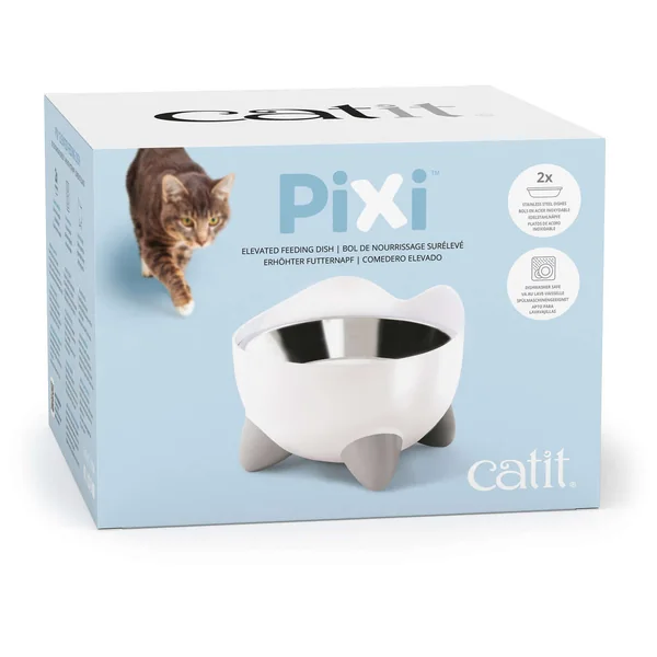 Comedero Elevado para gatos Catit PIXI