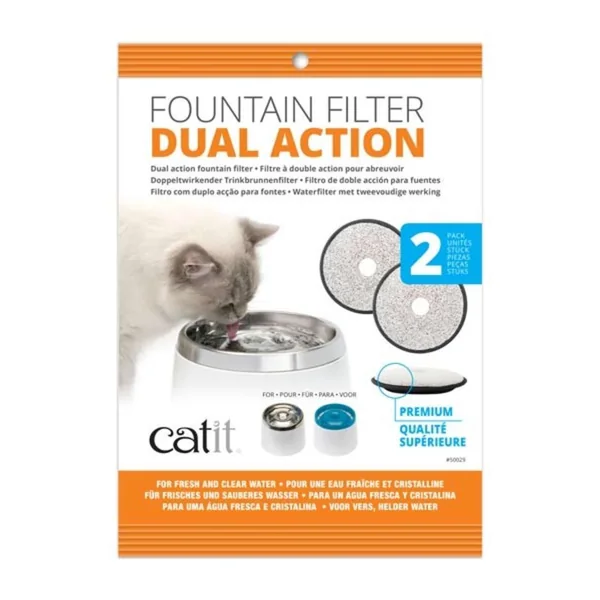 Filtros para fuente de agua Catit – Pack de 2