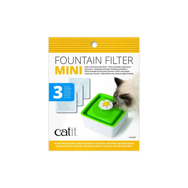 Filtros para la Catit Mini Flower Fountain – Pack de 3