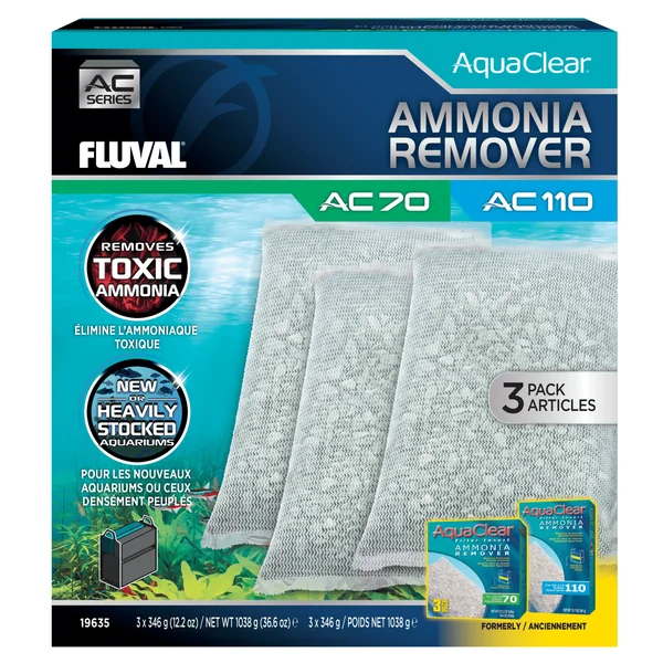 Fluval AC70/110 Pack Ahorro Elm.Amonia 3pc