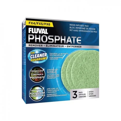 Fluval Almohadilla Elimina Fosfato FX4/FX6, 3uds
