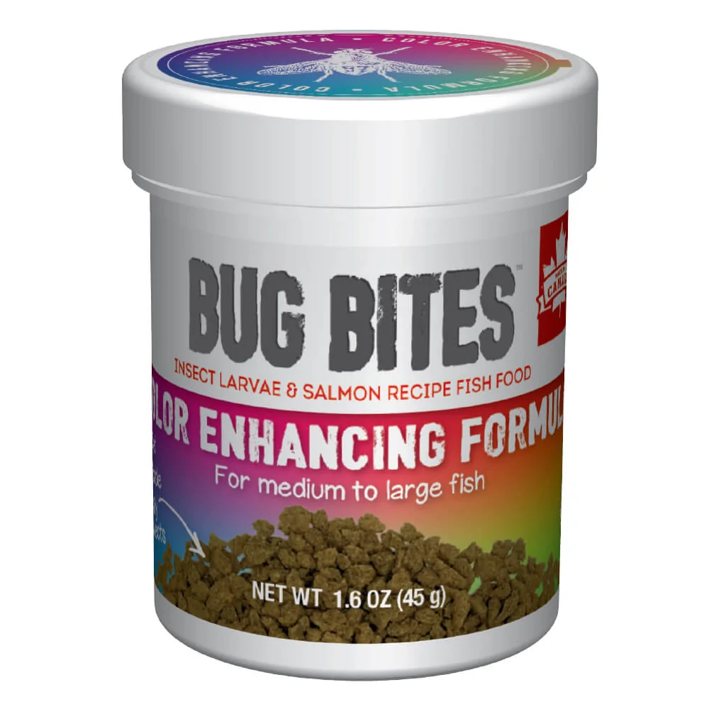 Fluval Bug Bites Gránulos Formula Realzador Color
