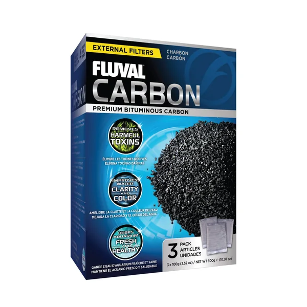 Fluval Carb¾n Activado Premium 3x100