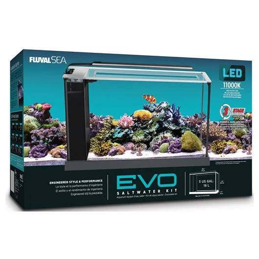 Fluval Evo Acuario Marino Negro