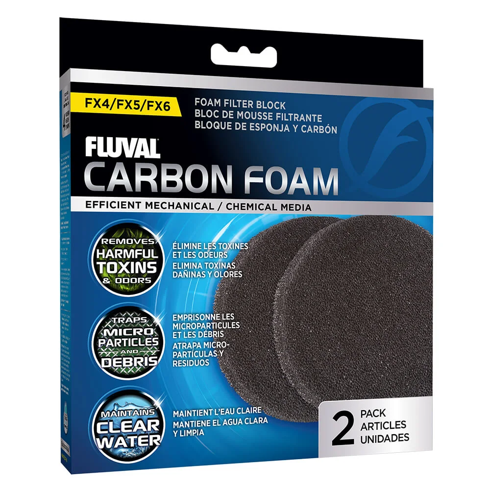 Foamex con Carbón para filtro Fluval FX - Pack de 2 - Imagen 3