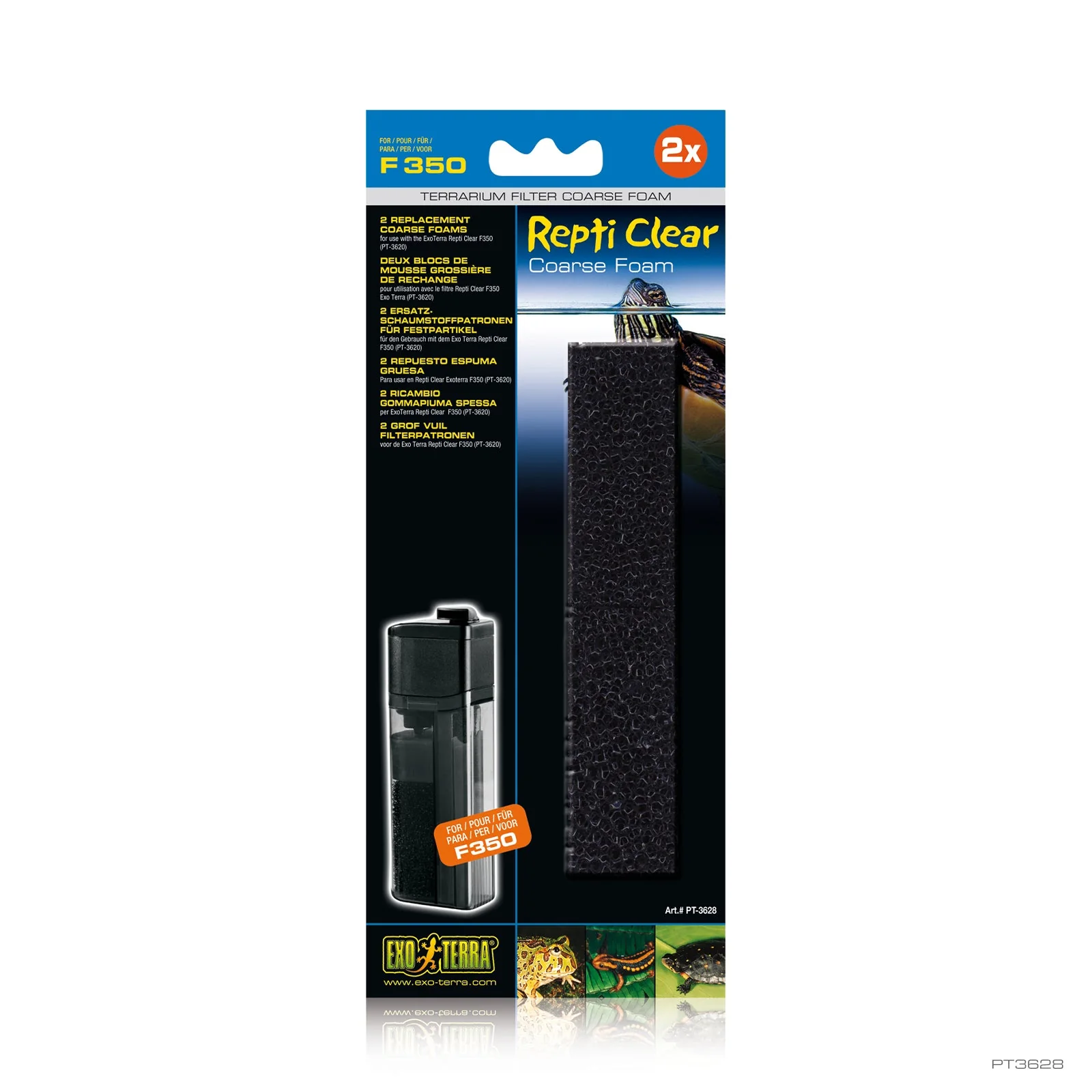 Foamex para filtro interno Exo Terra Repti Clear - Imagen 2