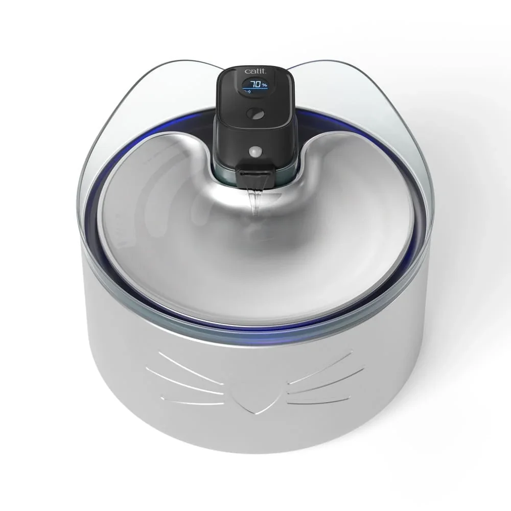 Fuente Sin Cables Catit PIXI de Acero inoxidable UVC - Imagen 6