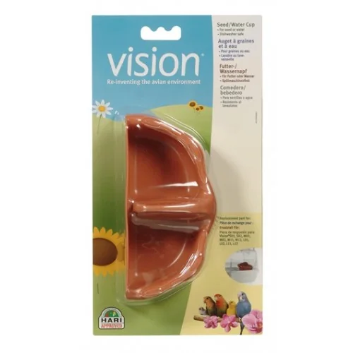 HARI Vision Tazas para Comida/Agua, Terracota