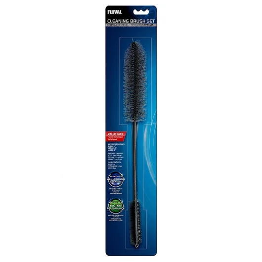 Kit cepillos de limpieza de acuarios Fluval - Pack de 3