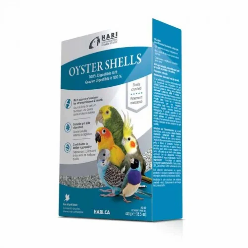 Ostras trituradas para aves HARI - 440g - Imagen 3