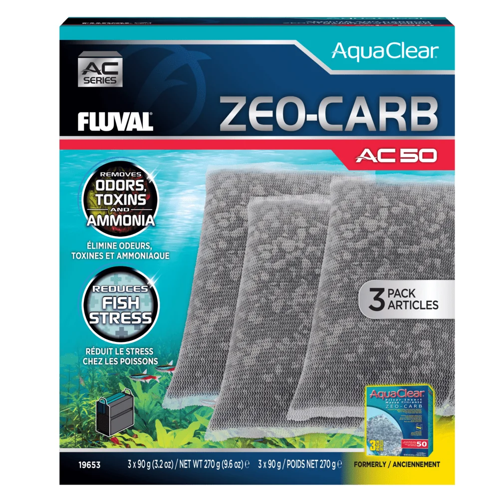 Pack ahorro Zeo-Carb para filtro AquaClear Fluval AC - Pack de 3 - Imagen 3