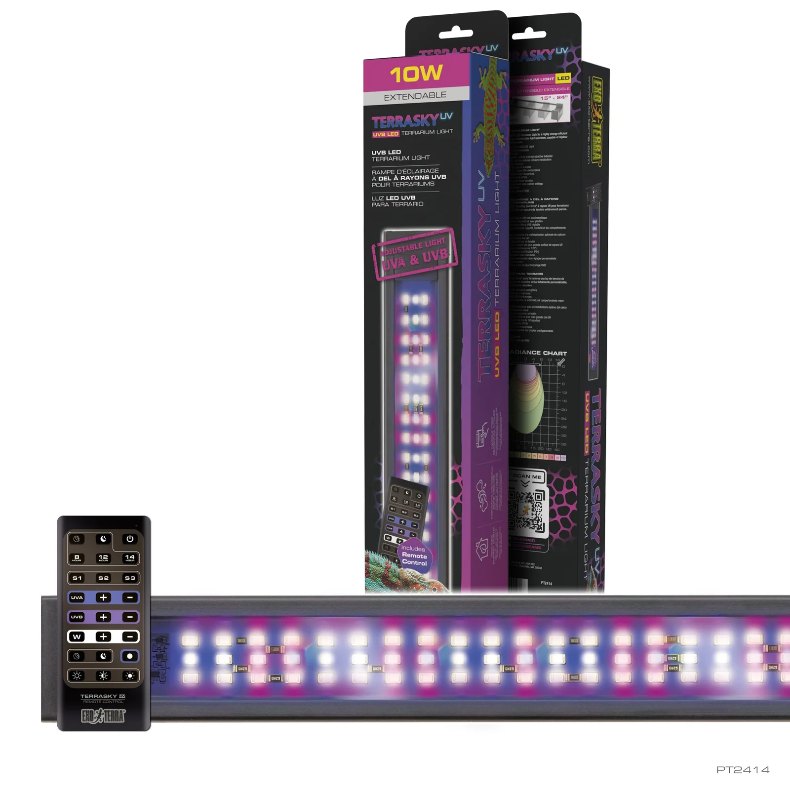 Pantalla TerraSky UV - UVB LED 10W Exo Terra - Imagen 4