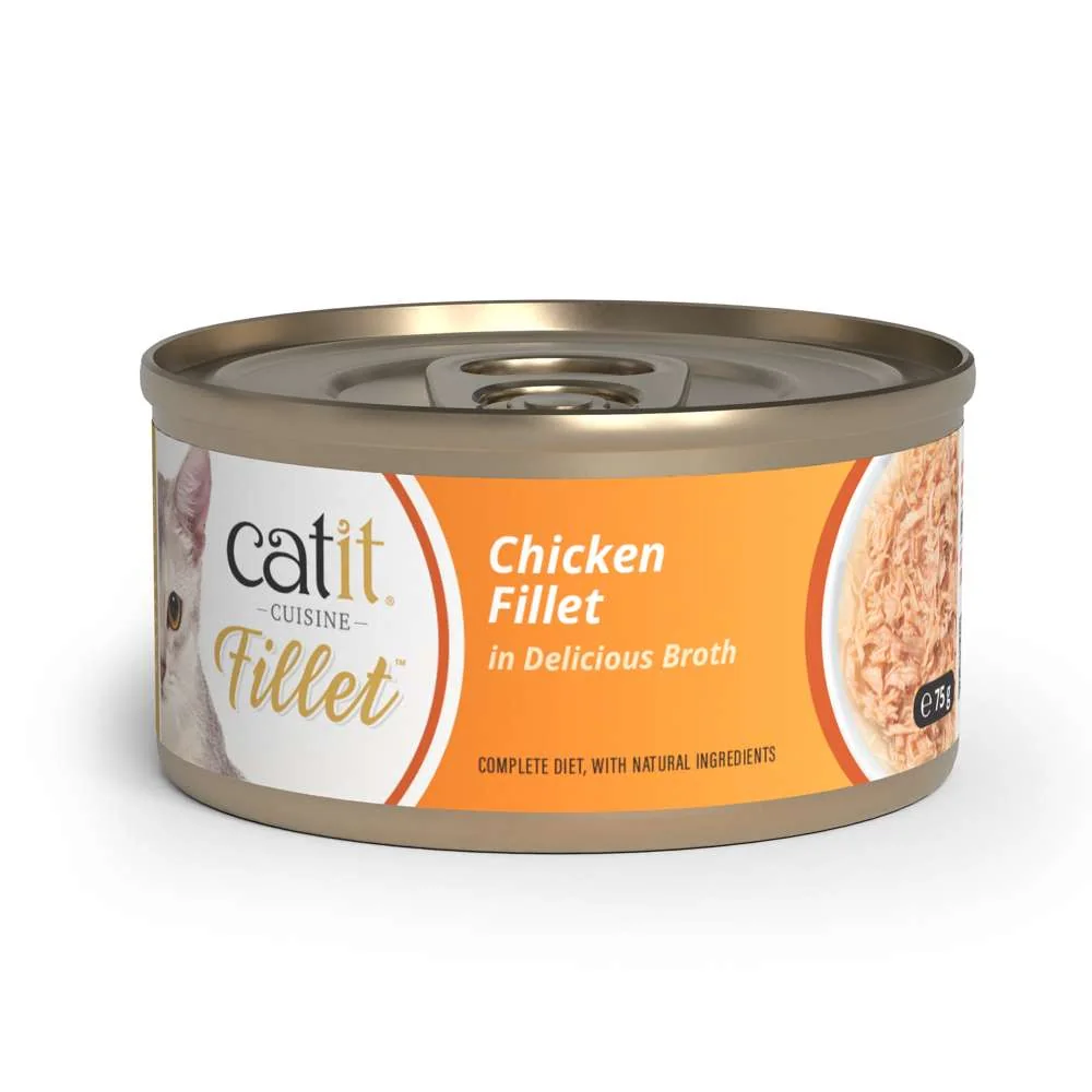 Pollo desmenuzado para gatos Catit Cuisine Fillet - Imagen 4