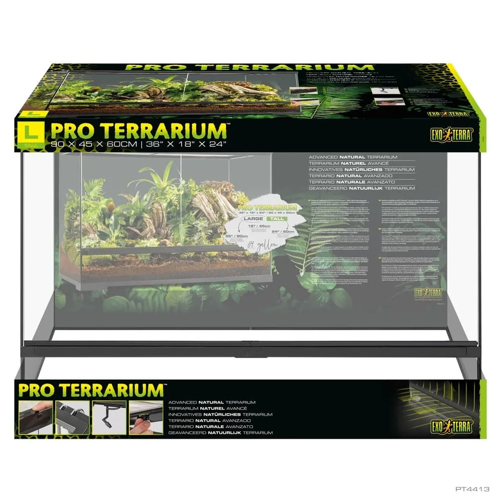 Pro Terrarium de Cristal Exo Terra Grande 90x45cm - Imagen 3