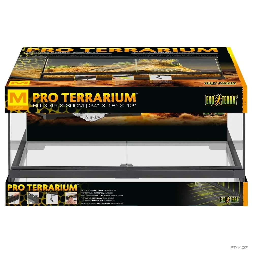 Pro Terrarium de Cristal Exo Terra Mediano 60x45cm - Imagen 5