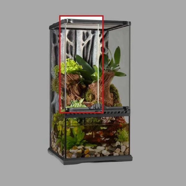 Puertas de cristal de repuesto para terrario/paludario 30x30x60cm Exo Terra PT2595