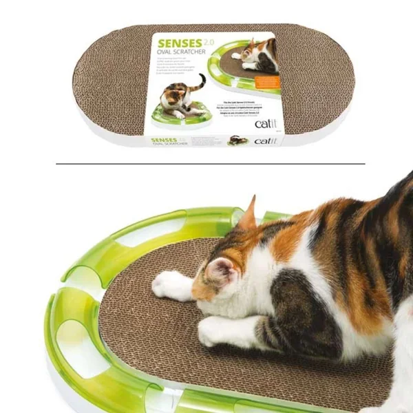 Rascador Ovalado de cartón Catit Senses