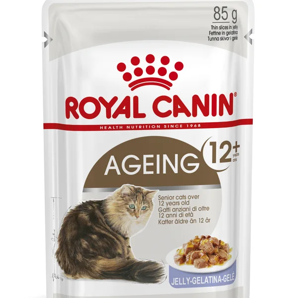 Royal Canag Ageing 12+ comida húmeda en gelatina para gato de edad avanzada 12 x 85 g
