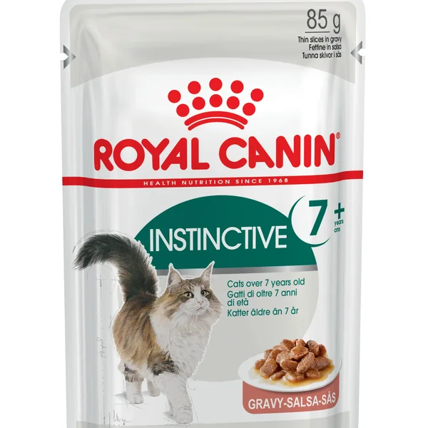 Royal Canin Instinctive 7+ comida húmeda en salsa para gato sénior 12 x 85 g