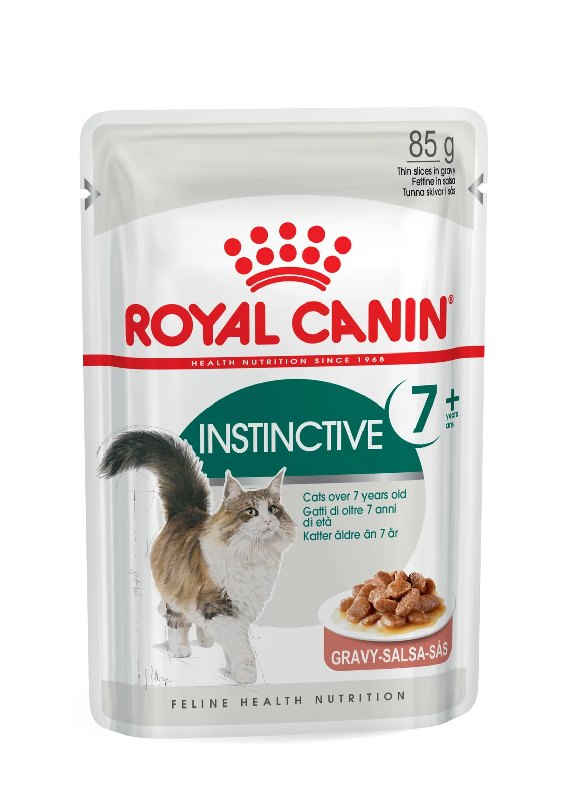 Royal Canin Instinctive 7+ comida húmeda en salsa para gato sénior 12 x 85 g