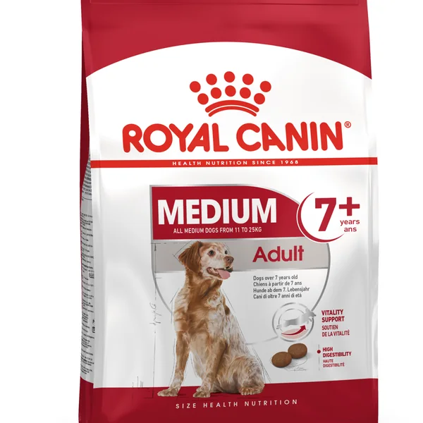 Royal Canin Medium Adult 7+ pienso para perro sénior de razas tamaño mediana