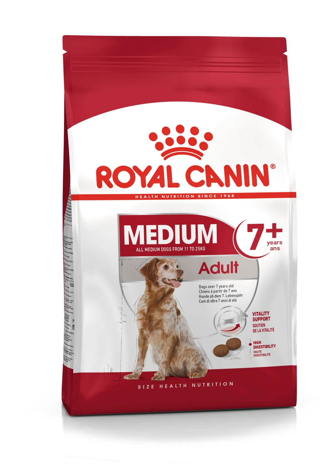 Royal Canin Medium Adult 7+ pienso para perro sénior de razas tamaño mediana