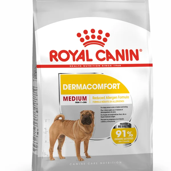 Royal Canin Medium Dermacomfort pienso para perro adulto mediano con piel sensible 3 kg