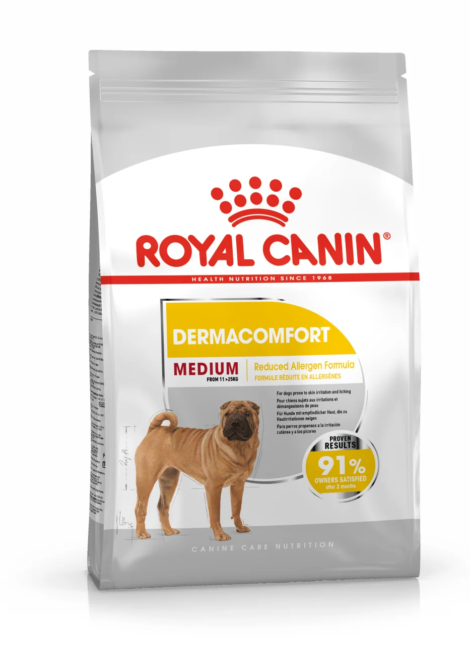 Royal Canin Medium Dermacomfort pienso para perro adulto mediano con piel sensible 3 kg