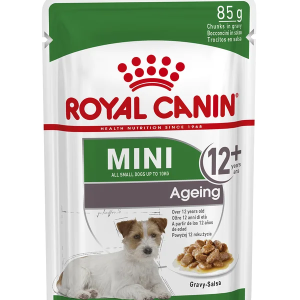 Royal Canin Mini Ageing comida húmeda para perro en edad avanzada de razas tamaño pequeno 12 x 85 g