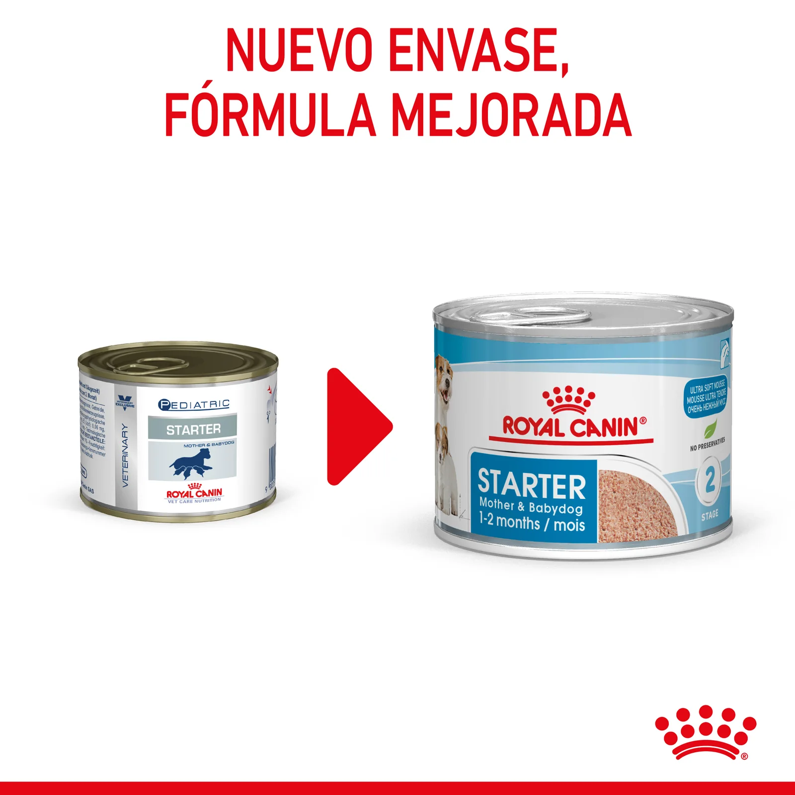 Royal Canin Starter Mousse comida húmeda para cachorro de primera edad 12 x 195 g