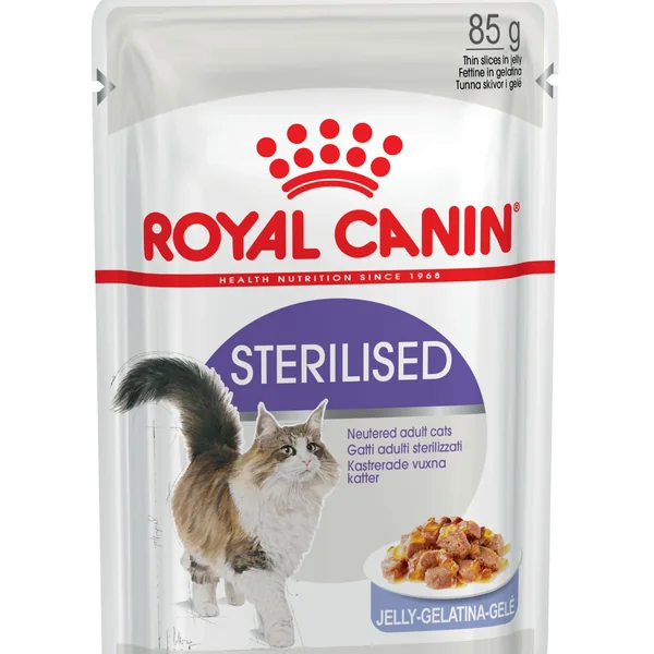 Royal Canin Sterilised comida húmeda en gelatina para gato adulto esterilizado 12 x 85 g