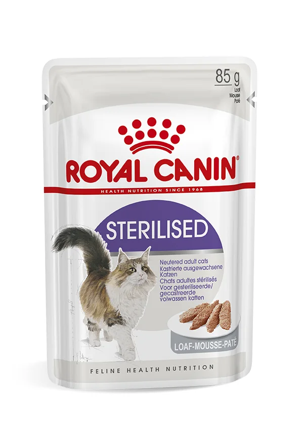 Royal Canin Sterilised comida húmeda en paté para gato adulto esterilizado 12 x 85 g