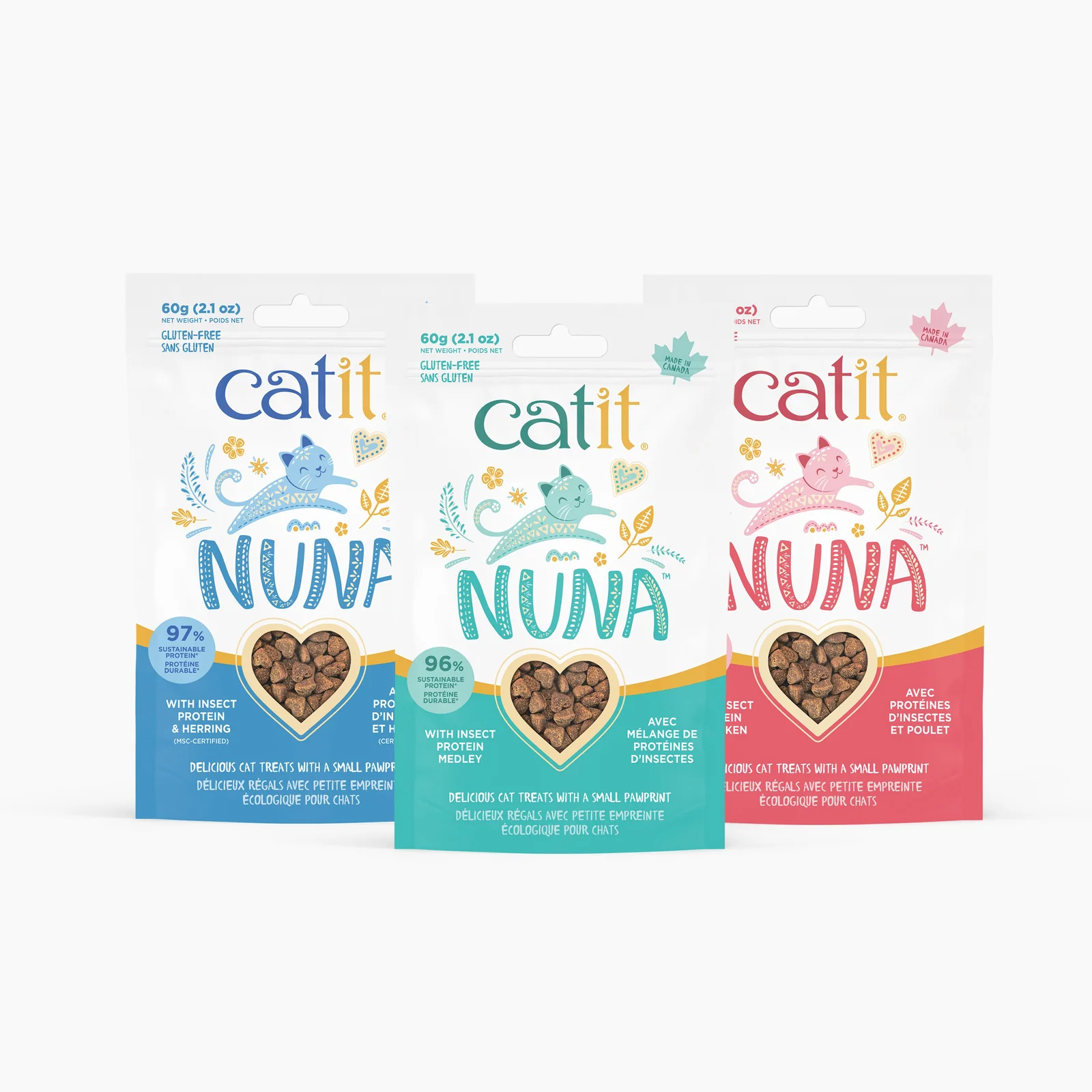 Snacks Catit Nuna – Snacks a Base de Proteína de Insecto para Gatos - Imagen 2