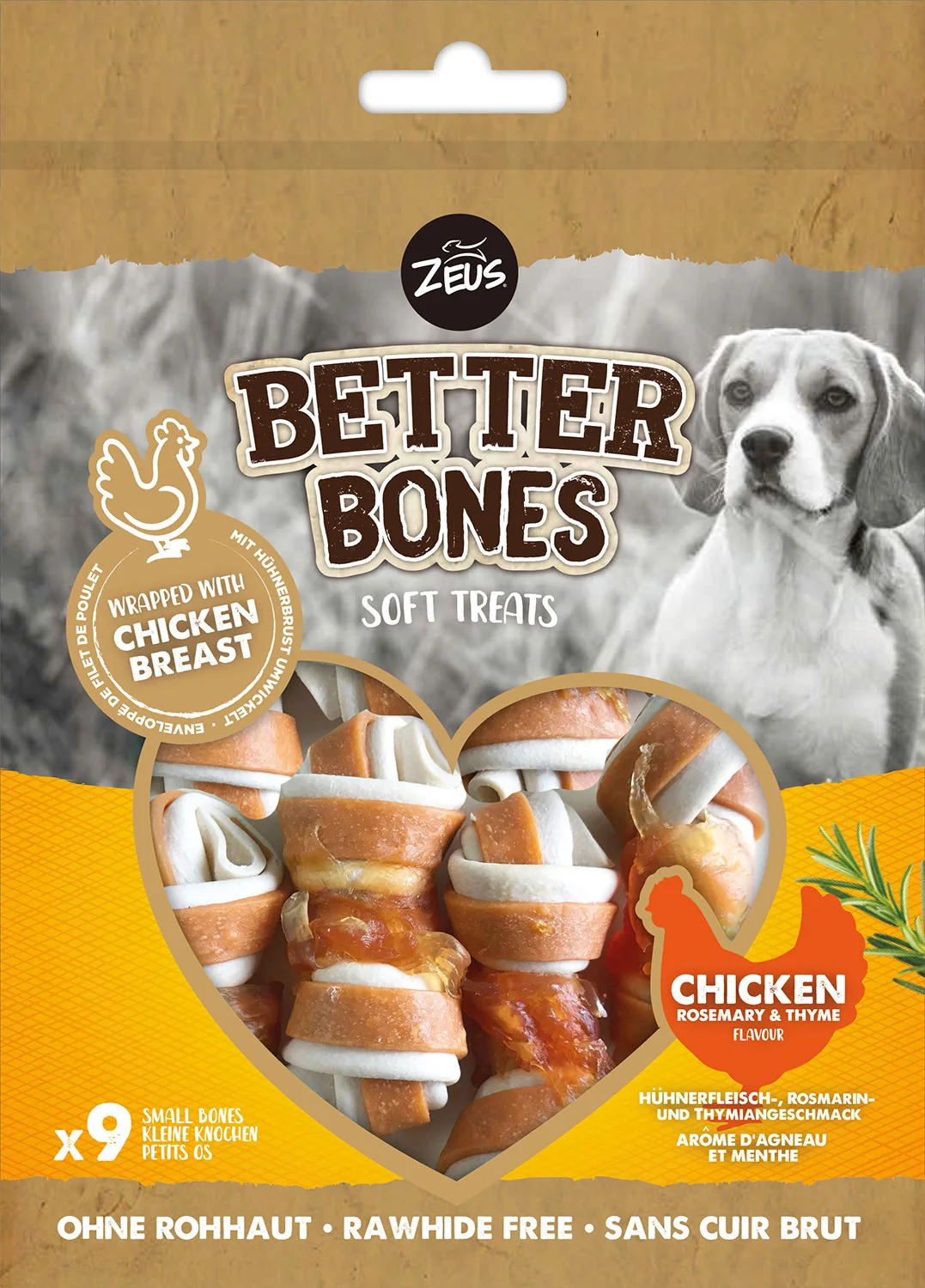 Snacks suaves envueltos en pollo para perros Zoë Better Bones - Imagen 2