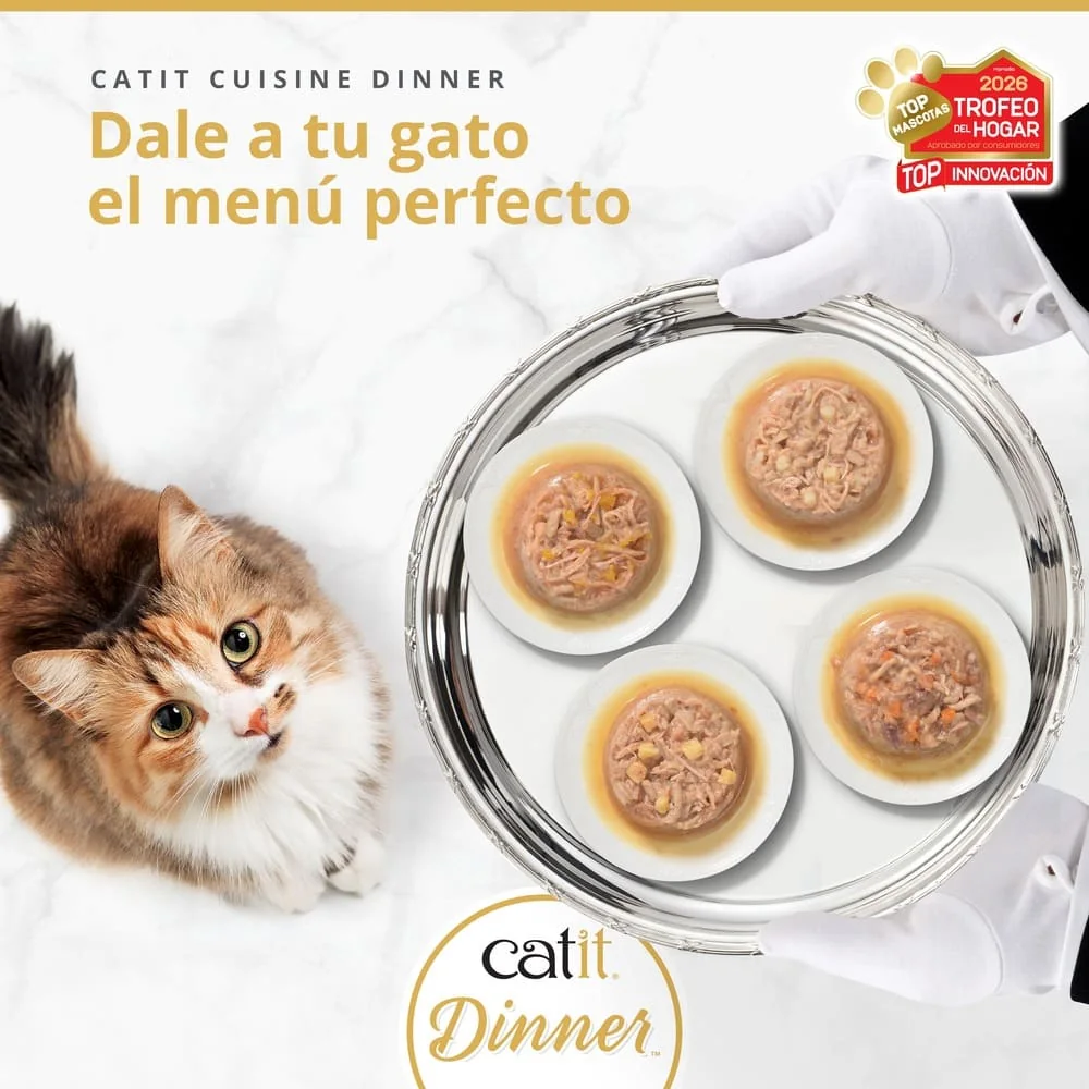 Tarrina de pollo de doble capa para gatos Catit Cuisine Dinner - Imagen 6