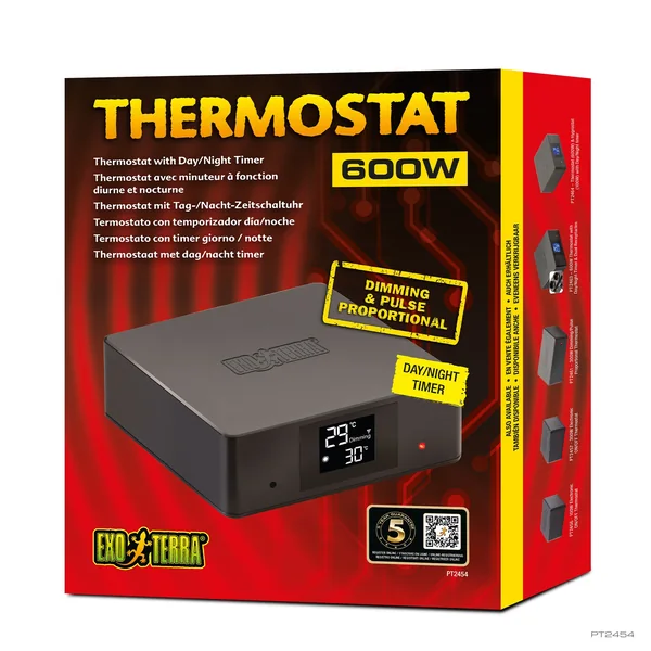 Termostato Digital Día/Noche Atenuación/Impulso Proporcional Exo Terra - 600W