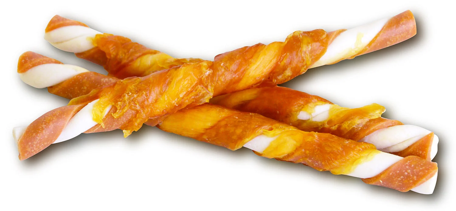 Twists envueltos en pollo para perros Zoë Better Bones
