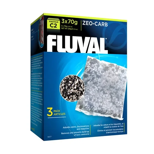 Zeo Carb para filtro mochila Fluval C - Pack de 3 - Imagen 2