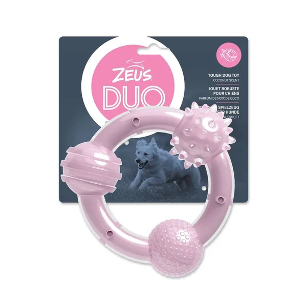 Zeus Duo Tri-Ring Rosa, Coco, 15cm