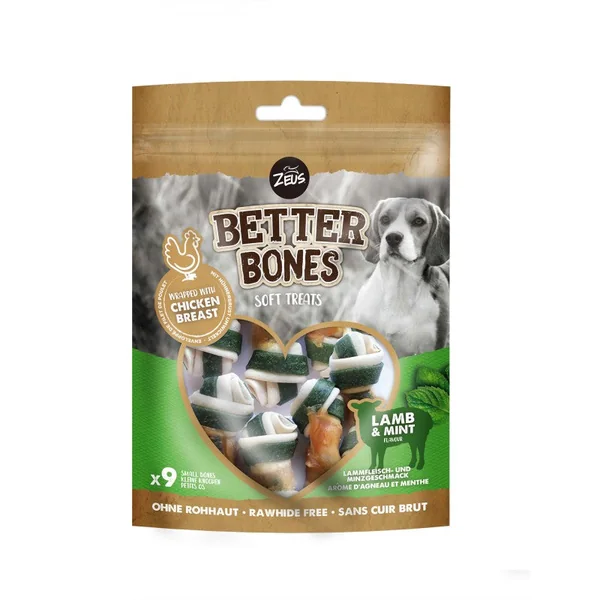 ZoÙ Better Bones, Huesos Envueltos, Cordero, 7,5cm