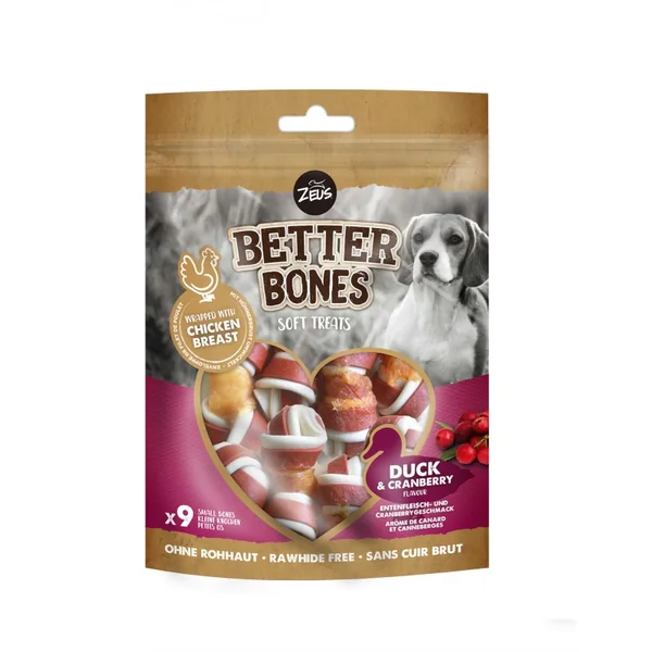 ZoÙ Better Bones, Huesos Envueltos, Pato, 7,5cm, 9