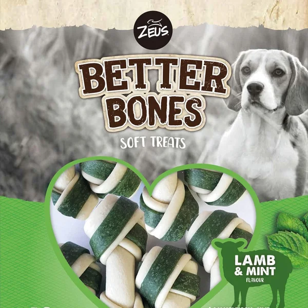 ZoÙ Better Bones, Small Bones, Cordero, 7,5cm, 10u