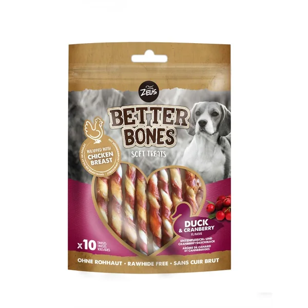 ZoÙ Better Bones, Twists Envueltos, Pato, 12,5cm,