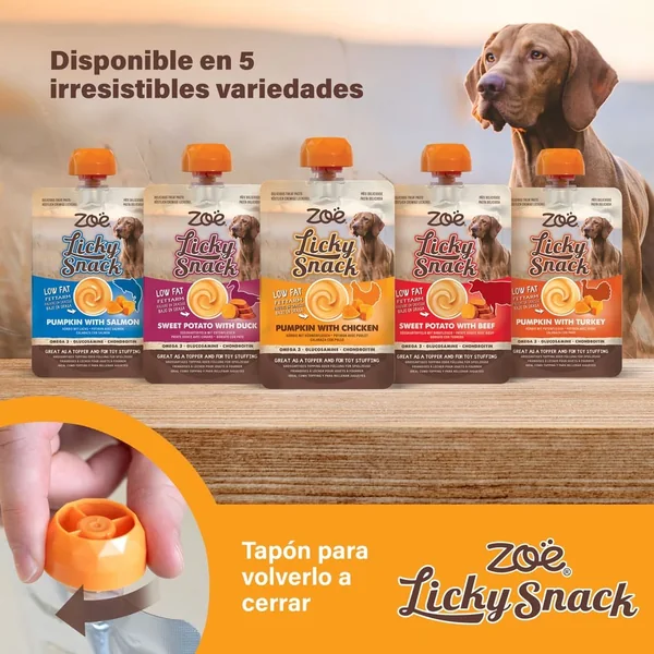 ZoÙ Licky Snack, Calabaza & Pavo, 85g